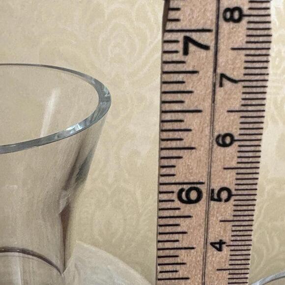 Tiffany & Co. Bow Tumble Up Bedside Carafe Etched Glass Bows Not Marked Stamped - Picture 9 of 12